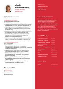 Lebenslauf-Vorlage für Sachbearbeiter*in Buchhaltung #3