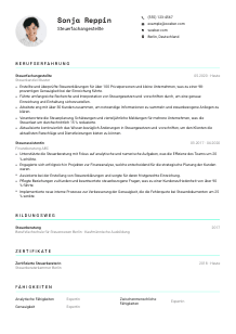 Lebenslauf-Vorlage für Steuerfachangestellte*r #3