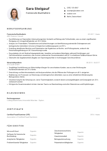 Lebenslauf-Muster für Forensische*r Buchhalter*in