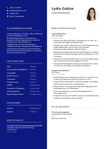 Lebenslauf-Vorlage für Hotel Nachtprüfer*in #3