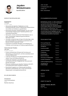 Lebenslauf-Vorlage für Bankfilialleiter*in #3