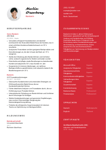 Lebenslauf-Vorlage für Banker*in #3