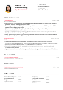 Lebenslauf-Vorlage für Hypothekenbanker*in #1