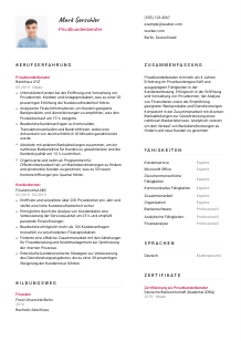 Lebenslauf-Vorlage für Privatkundenberater*in #2