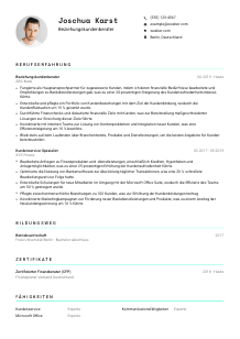 Lebenslauf-Vorlage für Beziehungskundenberater*in #3