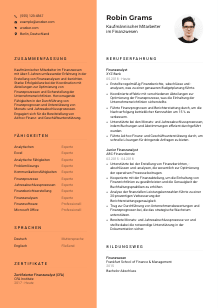 Lebenslauf-Vorlage für Kaufmännische*r Mitarbeiter*in im Finanzwesen #3