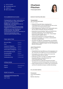 Lebenslauf-Vorlage für Finanzspezialist*in #3