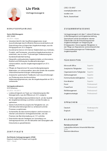 Lebenslauf-Vorlage für Vertragsmanager*in #2
