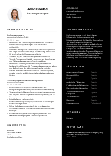 Lebenslauf-Vorlage für Rechnungsmanager*in #3