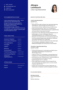 Lebenslauf-Vorlage für Leiter*in Hypothekenbetrieb #3