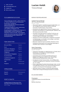 Lebenslauf-Vorlage für Treasury-Manager*in #3