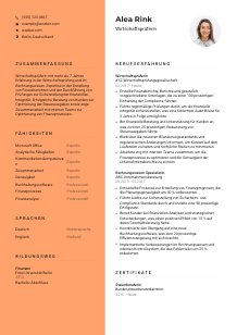 Lebenslauf-Vorlage für Wirtschaftsprüfer*in #3
