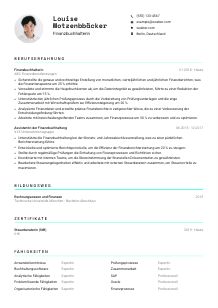 Lebenslauf-Vorlage für Finanzbuchhalter*in #3