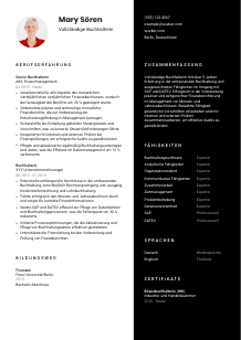 Lebenslauf-Vorlage für Vollständige*r Buchhalter*in #3