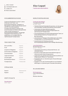Lebenslauf-Vorlage für Funktionale*r Buchhalter*in #3