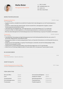 Lebenslauf-Vorlage für Management Buchhalter*in #3