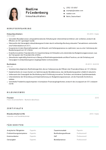 Lebenslauf-Vorlage für Einkaufsbuchhalter*in #3