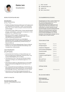 Lebenslauf-Vorlage für Steuerberater*in #2
