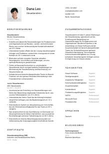 Lebenslauf-Vorlage für Steuerberater*in #1