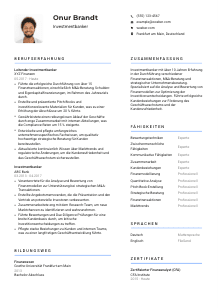 Lebenslauf-Vorlage für Investmentbanker*in #2