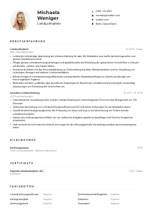 Lebenslauf-Muster für Lohnbuchhalter*in