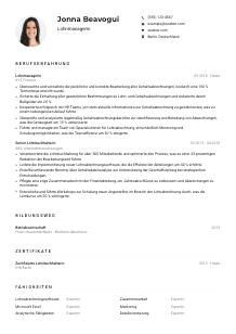 Lebenslauf-Muster für Lohnmanager*in