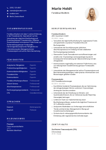 Lebenslauf-Vorlage für Fondsbuchhalter*in #3