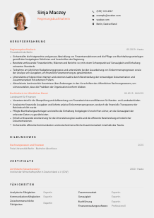 Lebenslauf-Vorlage für Regierungsbuchhalter*in #3