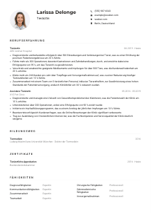 Lebenslauf-Muster für Tierärzt*in