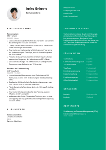 Lebenslauf-Vorlage für Tierheimleiter*in #2