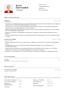 Lebenslauf-Vorlage für Tierpfleger*in #2