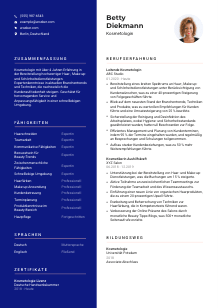 Lebenslauf-Vorlage für Kosmetolog*in #3