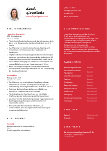 Lebenslauf-Vorlage für Hautpflege-Spezialist*in #3
