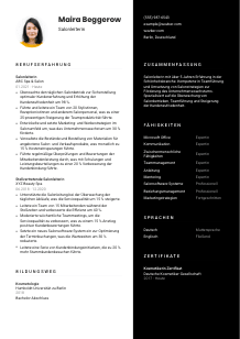 Lebenslauf-Vorlage für Salonleiter*in #3