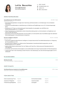 Lebenslauf-Vorlage für Gesundheitswesen-Geschäftsanalyst*in #3