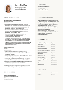 Lebenslauf-Vorlage für Versorgungsketten-Geschäftsanalyst*in #2