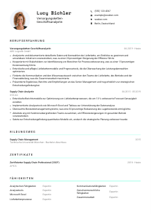 Lebenslauf-Vorlage für Versorgungsketten-Geschäftsanalyst*in #3