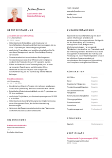 Lebenslauf-Vorlage für Assistent*in der Geschäftsführung #2