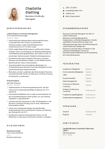 Lebenslauf-Vorlage für Business-Continuity-Manager*in #2