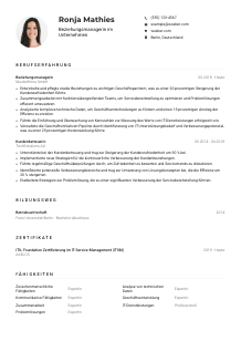 Lebenslauf-Muster für Beziehungsmanager*in im Unternehmen