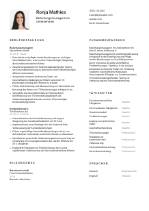 Lebenslauf-Vorlage für Beziehungsmanager*in im Unternehmen #1