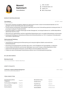 Lebenslauf-Muster für Schichtleiter*in