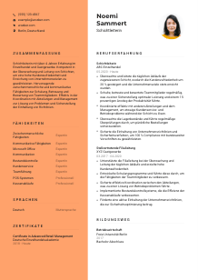 Lebenslauf-Vorlage für Schichtleiter*in #3