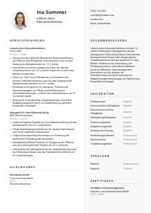 Lebenslauf-Vorlage für Leiter*in eines Kleinunternehmens #2