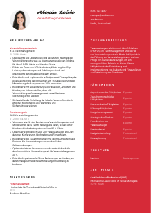 Lebenslauf-Vorlage für Veranstaltungsortsleiter*in #3