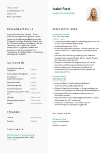 Lebenslauf-Vorlage für Angebotskoordinator*in #2