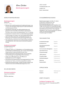 Lebenslauf-Vorlage für Beziehungsmanager*in #2