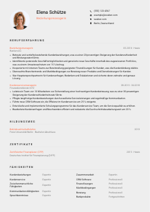 Lebenslauf-Vorlage für Beziehungsmanager*in #3