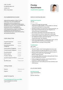 Lebenslauf-Vorlage für Implementierungsleiter*in #2