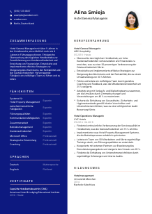 Lebenslauf-Vorlage für Hotel General-Manager*in #3